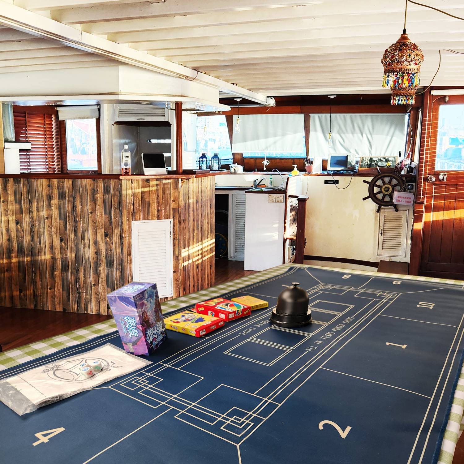 Thai-style houseboat