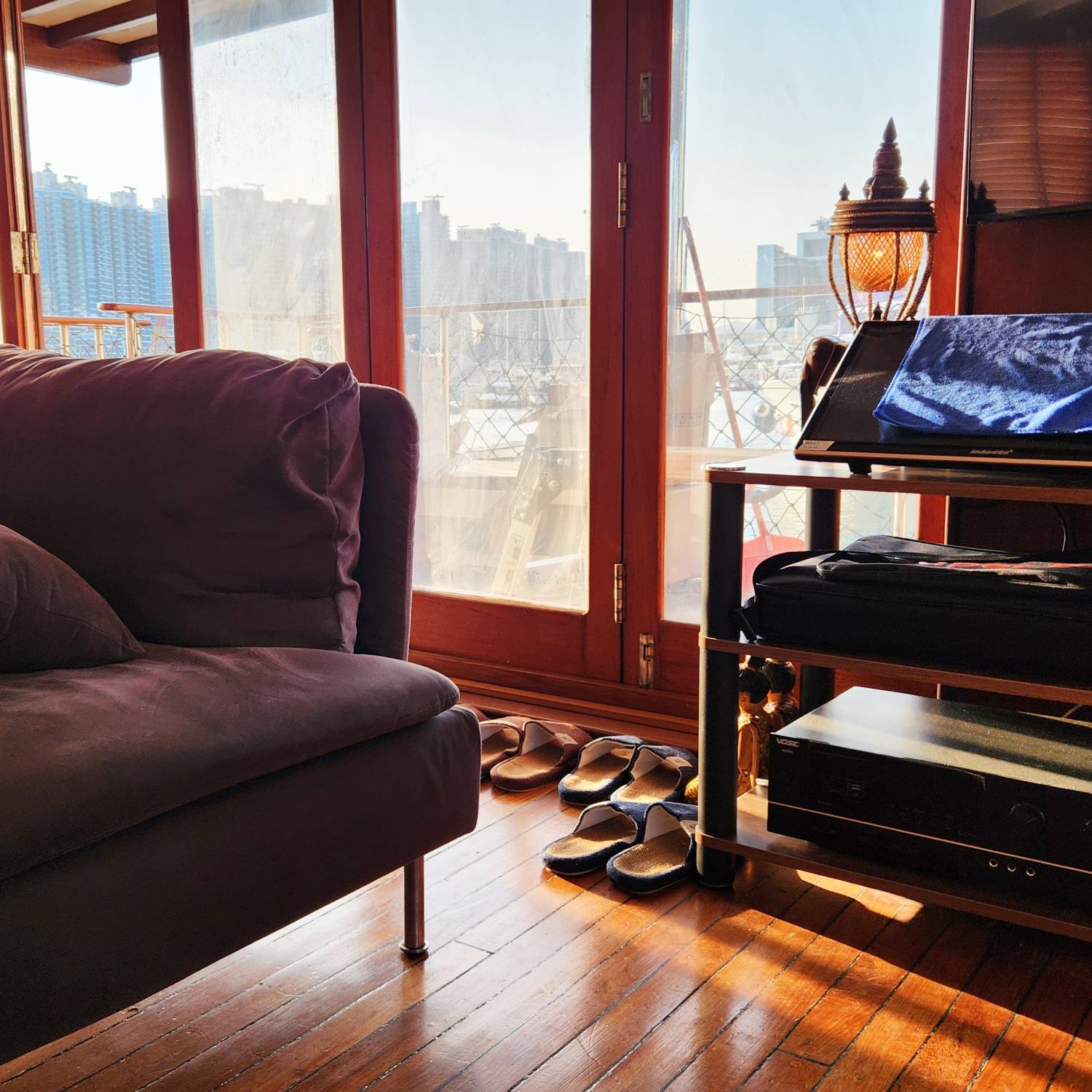 Thai-style houseboat